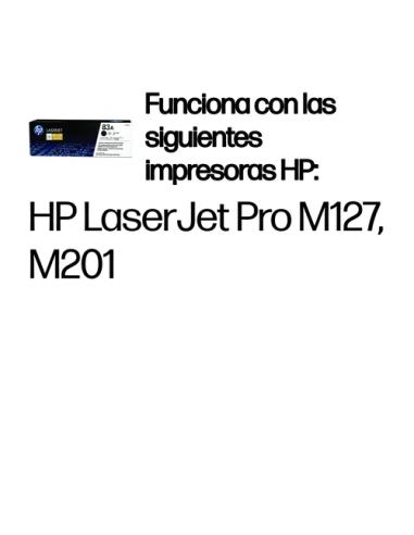 HP Cartucho de tóner original LaserJet 83A negro