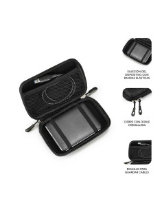 SUBBLIM Funda Disco Duro HDD Business Case 2,5" Black 2
