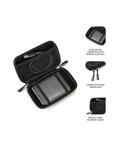 SUBBLIM Funda Disco Duro HDD Business Case 2,5" Black