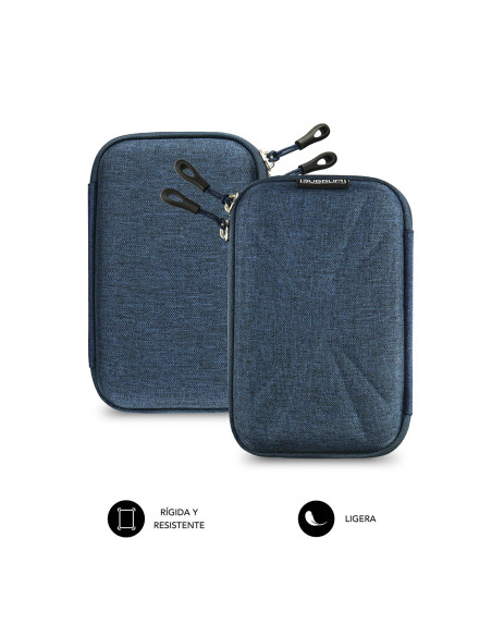 SUBBLIM Funda Disco Duro HDD Business Case 2,5" Dark Blue