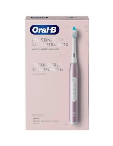 Oral-B Pulsonic Slim Luxe 4100 Adulto Cepillo dental sónico Oro rosa