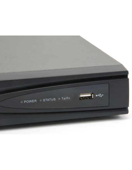 LevelOne NVR-0504 Grabadore de vídeo en red (NVR) Negro