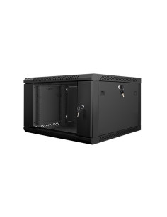 Lanberg WF01-6606-10B armario rack 6U Bastidor de pared Negro