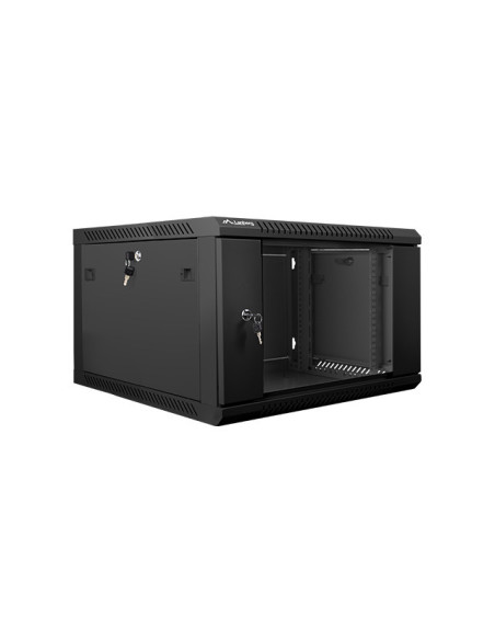 Lanberg WF01-6606-10B armario rack 6U Bastidor de pared Negro