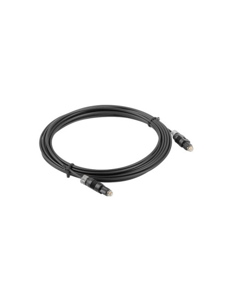 Lanberg CA-TOSL-10CC-0010-BK Cable de fibra óptica e InfiniBand 1 m Toslink Negro