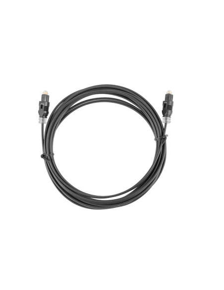 Lanberg CA-TOSL-10CC-0020-BK Cable de fibra óptica e InfiniBand 2 m Toslink Negro