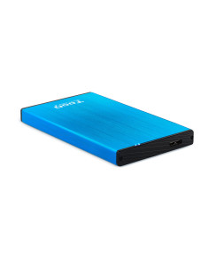 TooQ TQE-2527BL caja para disco duro externo Caja de disco duro (HDD) Negro, Azul 2.5" 2
