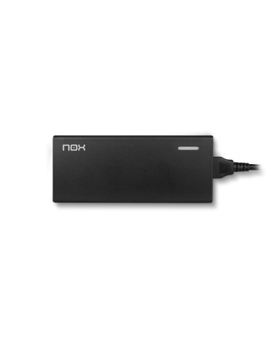 NOX NXPWR90NB adaptador e inversor de corriente Interior 90 W Negro