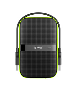 Silicon Power Armor A60 disco duro externo 4 TB 2.5" Micro-USB B 3.2 Gen 1 (3.1 Gen 1) Negro, Verde