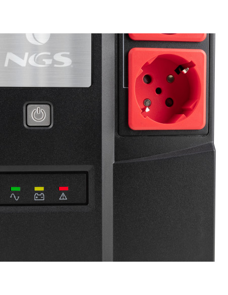 NGS Fortress Bunker sistema de alimentación ininterrumpida (UPS) En espera (Fuera de línea) o Standby (Offline) 0,6 kVA 350 W 6