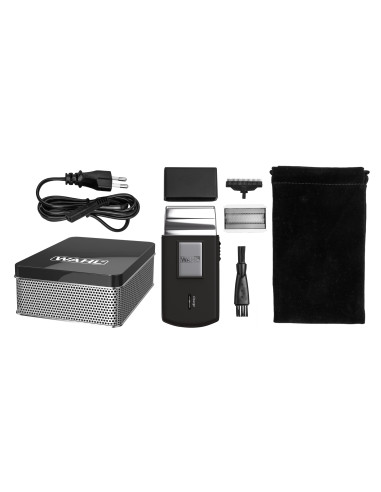 Wahl 03615-1016 afeitadora Máquina de afeitar de láminas Recortadora Negro, Plata
