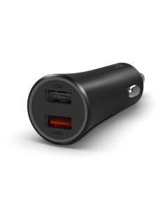 Xiaomi Mi 37W Dual-Port Car Charger Universal Negro Encendedor de cigarrillos Auto 2