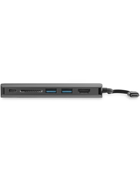 StarTech.com Adaptador Multipuertos USB-C - Docking Station Portátil USB Tipo C a HDMI de 4K - Hub Ladrón USB 3.0 de 2 Puertos