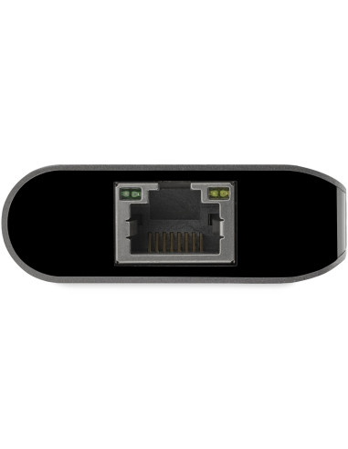 StarTech.com Adaptador Multipuertos USB-C - Docking Station Portátil USB Tipo C a HDMI de 4K - Hub Ladrón USB 3.0 de 2 Puertos