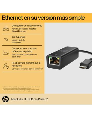 HP Adaptador USB-C a RJ45 G2