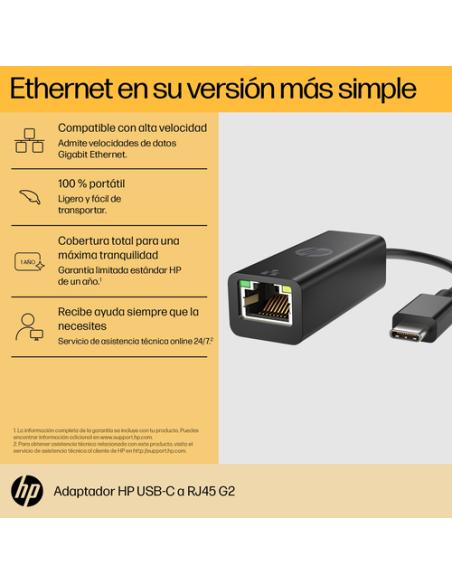 HP Adaptador USB-C a RJ45 G2