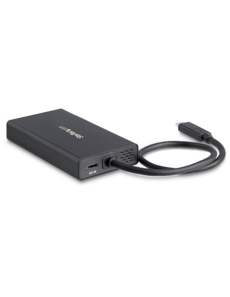 StarTech.com Adaptador Multipuertos USB-C - Docking Station Portátil USB-C 4K HDMI - con Entrega de Potencia de 60W - GbE - Hub