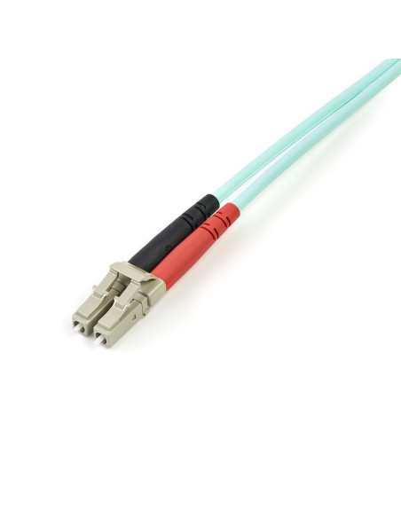 StarTech.com Cable de 3m de Fibra Óptica Multimodo LC UPC a LC UPC OM4 - 50 125µm - Fibra LOMMF VCSEL - Redes de 100G - Cable