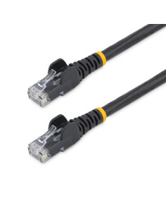 StarTech.com Cable de Red de 10m Negro Cat5e Ethernet RJ45 sin Enganches
