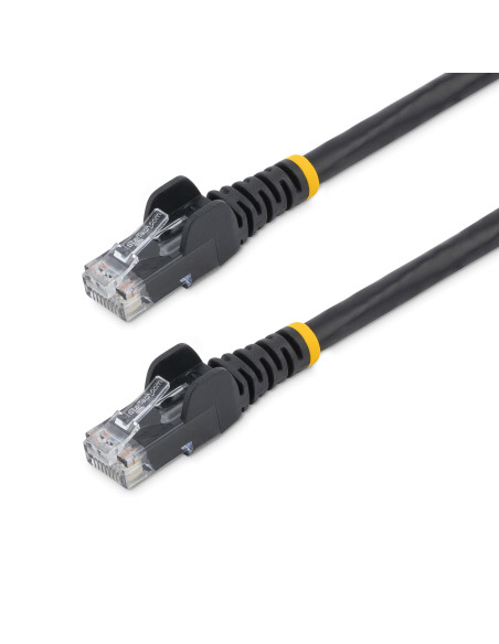 StarTech.com Cable de Red de 10m Negro Cat5e Ethernet RJ45 sin Enganches