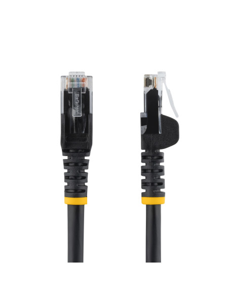 StarTech.com Cable de Red de 10m Negro Cat5e Ethernet RJ45 sin Enganches