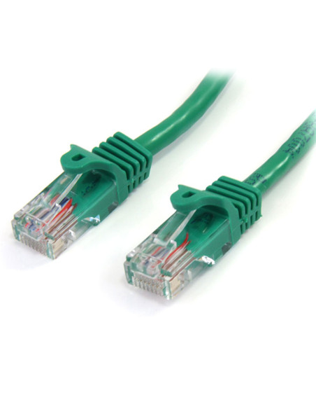 StarTech.com Cable de 3m Verde de Red Fast Ethernet Cat5e RJ45 sin Enganche - Cable Patch Snagless