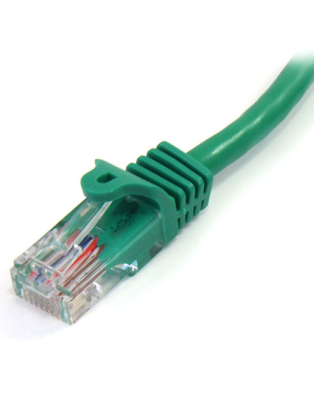 StarTech.com Cable de 3m Verde de Red Fast Ethernet Cat5e RJ45 sin Enganche - Cable Patch Snagless