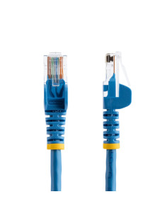 StarTech.com Cable de Red de 0,5m Azul Cat5e Ethernet RJ45 sin Enganches 2