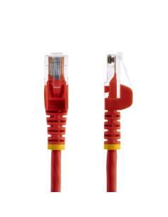 StarTech.com Cable de Red de 0,5m Rojo Cat5e Ethernet RJ45 sin Enganches 2