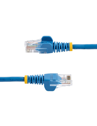 StarTech.com 45PAT5MBL cable de red Azul 5 m Cat5e U UTP (UTP)