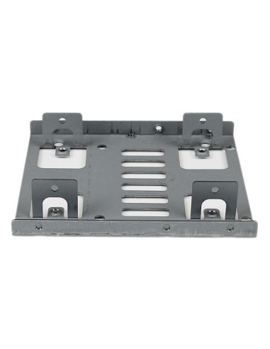 StarTech.com Bracket Adaptador Bandeja de Montaje 2 Unidades de Disco Duro HDD de 2,5" a Bahía de 3,5 Pulgadas