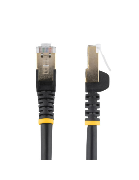 StarTech.com Cable de 5m de Red Ethernet CAT6a Negro RJ45 STP