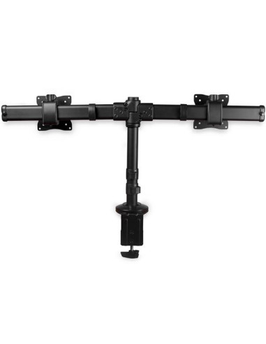 StarTech.com Brazo para Escritorio de Dos Monitores - con Barra Horizontal - Soporte de Mordaza Ojal para Escritorio