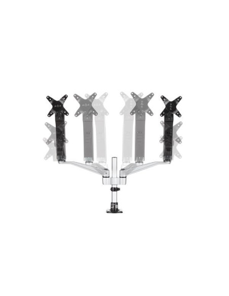 StarTech.com Soporte para Dos Monitores con Brazos Móviles - Apilable