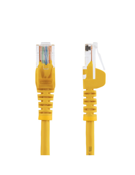 StarTech.com Cable de Red de 10m Amarillo Cat5e Ethernet RJ45 sin Enganches