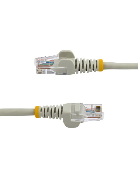StarTech.com Cable de Red Ethernet 15m UTP Patch Snagless Sin Enganches Cat5e Cat 5e RJ45 - Gris
