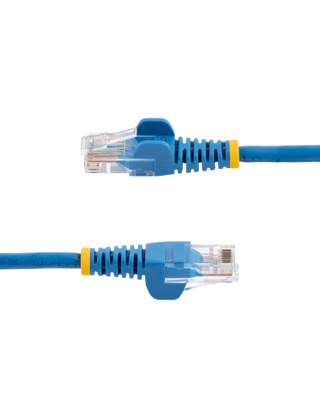 StarTech.com Cable de 1m Azul de Red Fast Ethernet Cat5e RJ45 sin Enganche - Cable Patch Snagless