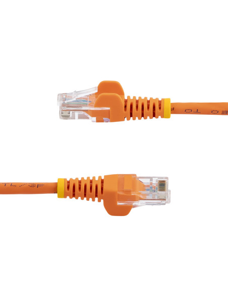 StarTech.com Cable de Red de 7m Naranja Cat5e Ethernet RJ45 sin Enganches