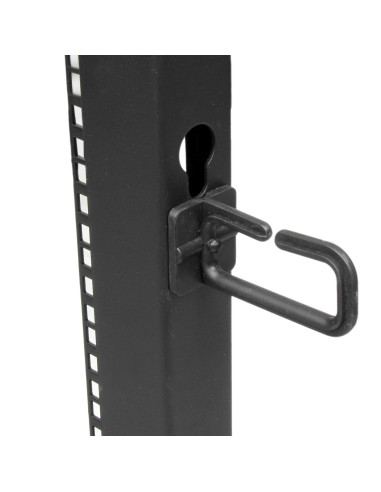 StarTech.com Rack 12U Móvil de Marco Abierto de 4 Columnas para Servidores - Rack de Cuatro Columnas de 19 Pulgadas para Equipo