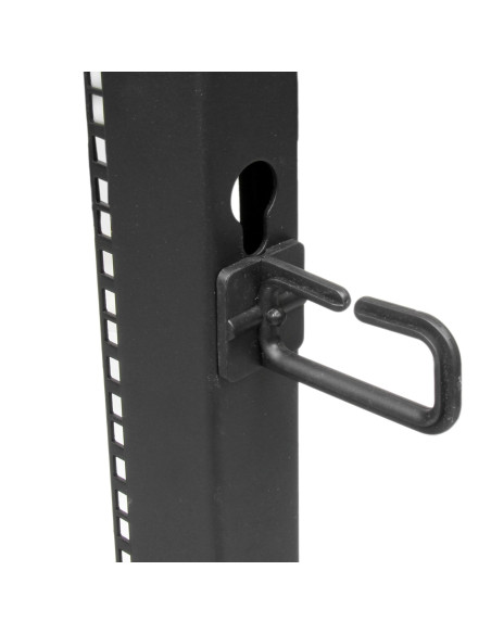 StarTech.com Rack 12U Móvil de Marco Abierto de 4 Columnas para Servidores - Rack de Cuatro Columnas de 19 Pulgadas para Equipo