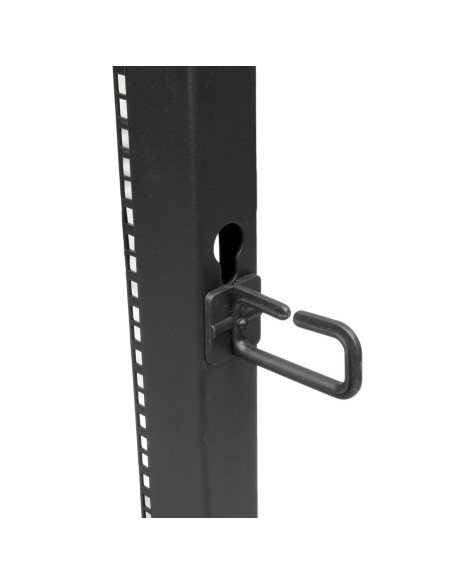 StarTech.com Rack 18U Móvil de Marco Abierto de 4 Columnas para Servidores - Rack de Cuatro Columnas de 19 Pulgadas para Equipo