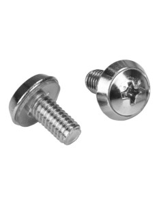 StarTech.com Paquete de 100 Tornillos y Tuercas Enjauladas Cage Nuts M6 2