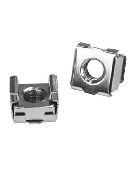 StarTech.com Paquete de 100 Tornillos y Tuercas Enjauladas Cage Nuts M6