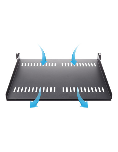 StarTech.com Bandeja Estante Ventilado de 1U para Armario Rack de Servidores de 19 Pulgadas - de 16 Pulgadas de Profundidad -