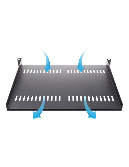 StarTech.com Bandeja Estante Ventilado de 1U para Armario Rack de Servidores de 19 Pulgadas - de 16 Pulgadas de Profundidad -