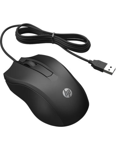 HP Ratón con cable 100