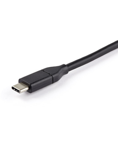 StarTech.com Cable de 1m USB-C a DisplayPort 1.4 - Convertidor Bidireccional Adaptador de Vídeo USB Tipo C - HBR3 HDR DSC -