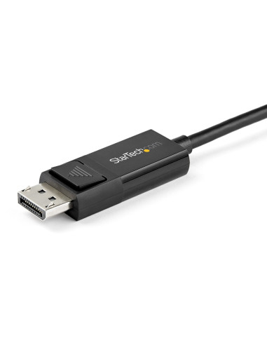 StarTech.com 2m - Cable USB-C a DisplayPort 1.4 - Bidireccional