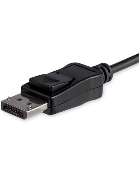 StarTech.com CDP2DP146B adaptador de cable de vídeo 1,8 m USB Tipo C DisplayPort Negro