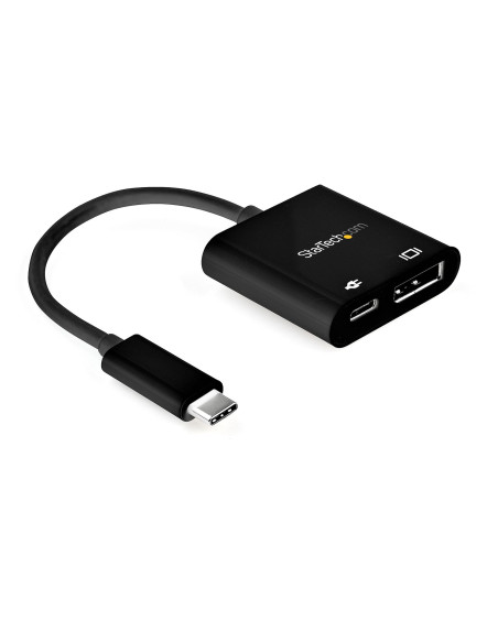 StarTech.com Cable de 1m USB-C a DisplayPort 1.4 HBR3 con Entrega de Alimentación PD de 60W - Convertidor Adaptador de Vídeo